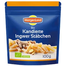 Kandírozott gyömbér darabok BIO 100g