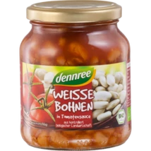 Fehér bab parad.szószban BIO 350g Dennre