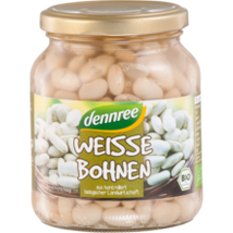Fehér bab lében BIO 340g Dennree