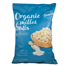 Extrudált kölesgolyó enyhén sós BIO 100g