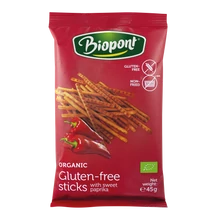 Gluténmentes sóspálcika (paprikás) BIO