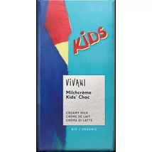 KIDS tejcsokoládé BIO 100g Vivani