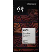 Étcsokoládé 99% BIO 80g Vivani