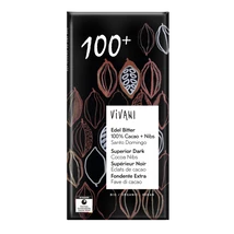 Étcsokoládé 100% BIO 80g Vivani