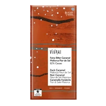 Étcsokoládé 62% (sós karamell) BIO 80g V