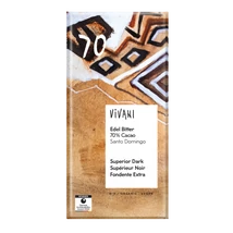 Étcsokoládé 70% kakaóval BIO 100g Vivani