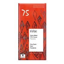 Étcsokoládé 75% kókuszcukorral BIO 80g
