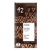 Étcsokoládé 92% kókuszcukorral BIO 80g