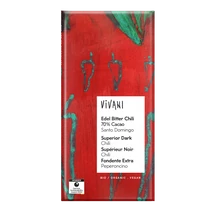 Étcsokoládé chilis BIO 100g Vivani