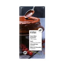 Étcsokoládés tortabevonó BIO 200g Vivan