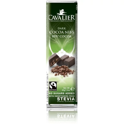 Belga étcsokoládé (kakaóbab darabos) 40g