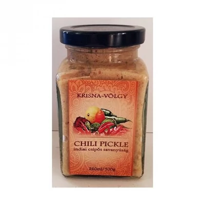 Chili pickle 220g Krisna-völgy