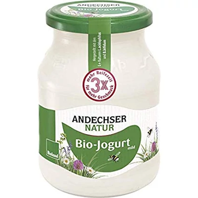 Joghurt 3,7% (natúr) BIO 500ml Andechser