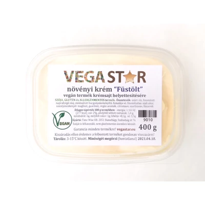 Növényi krém füstölt 400g Vegastar