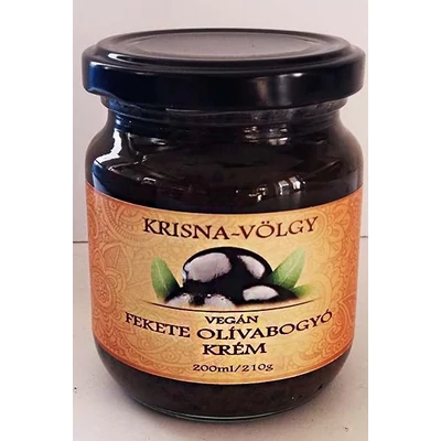 Olivabogyó krém (fekete) 210g Krisna-v.