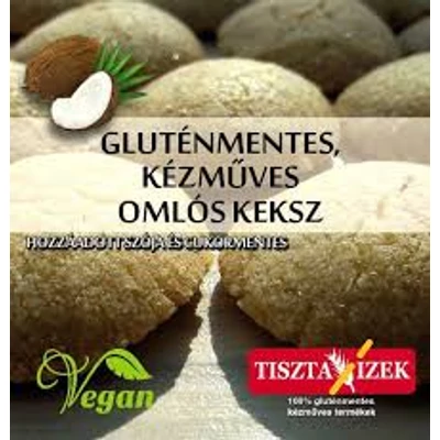 Omlós keksz kókuszos (glutm.) 225g