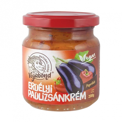 Padlizsánkrém (paprikás) 200g Vegabond