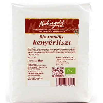 Tönköly kenyérliszt BIO 1kg Naturgold