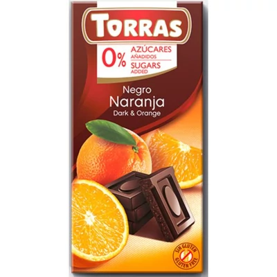 Cukormentes étcsok. narancsos 75g Torras
