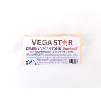 Vegán tömb kemény "Ementáli" 200g Vegast