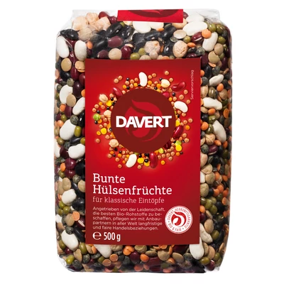 Vegyes hüvelyesek BIO 500g Davert