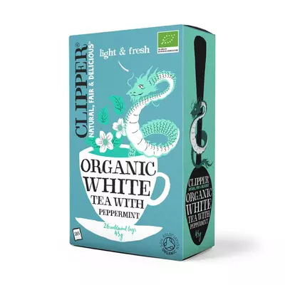 Fehér tea borsmentás BIO 26x1,7g Clipper