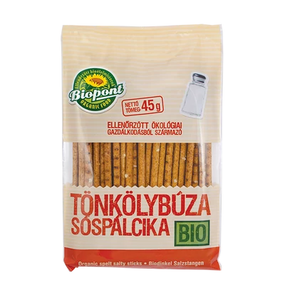Tönköly pálcika (sós) BIO 45g Biopont