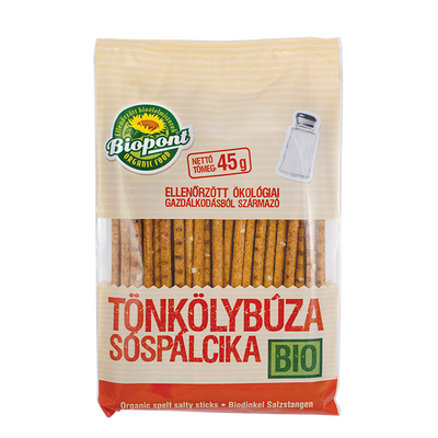 Tönköly pálcika (sós) BIO 45g Biopont
