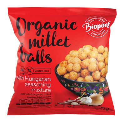 Extrudált kölesgolyó magyaros 75g