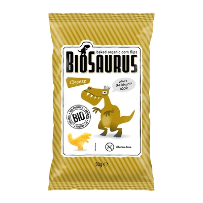 Kukoricás snack (sajtos) 50g BioSaurus