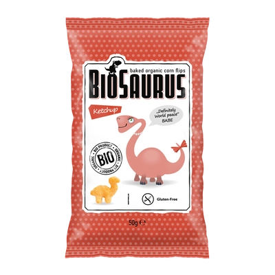 Kukoricás snack (ketchup) 50g BioSaurus