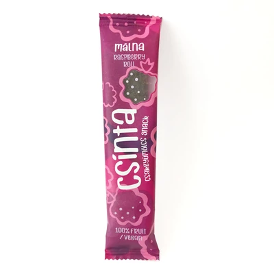 Gyümölcstekercs (málna) 12g Csinta