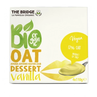 Zabdesszert vaníliás BIO 4x110g Bridge