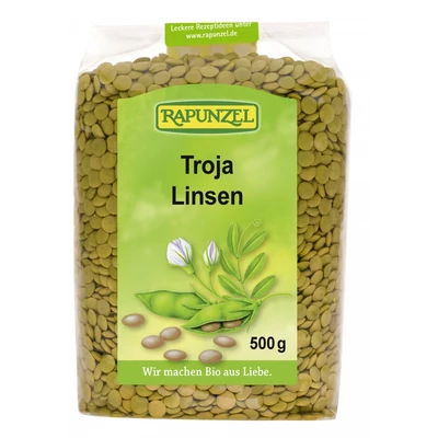 Trója lencse BIO 500g Rapunzel