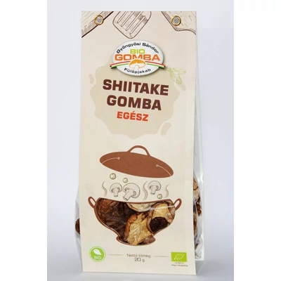 Shiitake gomba egész BIO 20g