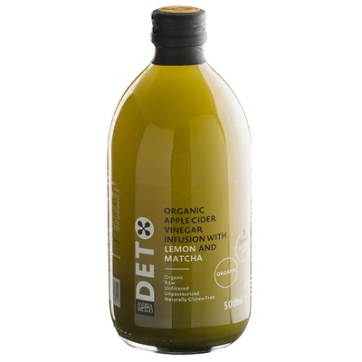 Almaecet citrom-matcha BIO 500ml DETO