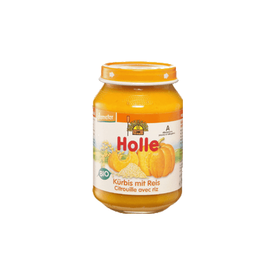 Bébiétel sütőtök-rizs BIO 190g Holle