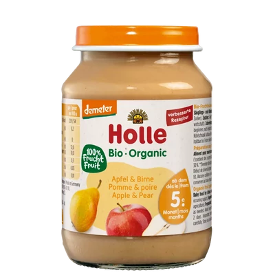 Bébiétel alma-körte BIO 190g Holle