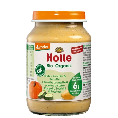 Bébiétel cukkini-sütőtök-burg. BIO 190g