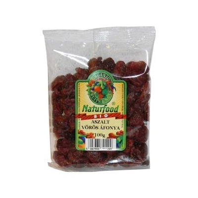 Aszalt vörösáfonya BIO 100g Naturfood