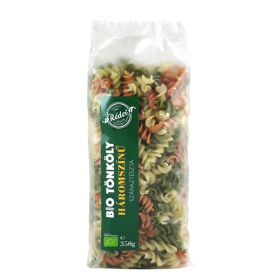 Tönköly tészta (3 színű) orsó BIO 350g