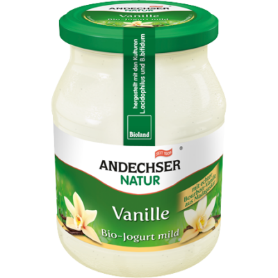 Joghurt (vaníliás) BIO 500g Andescher