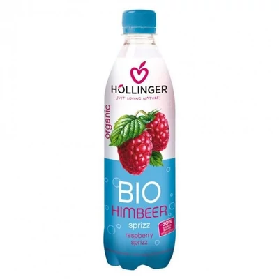Szénsavas málna ital BIO 500ml Höllinger