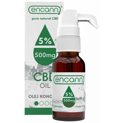 CBD olaj 5% (500mg) 10ml Encann