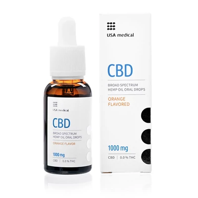 CBD olaj 1000mg-os 30ml USA Medical