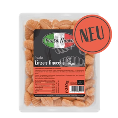 Gnocchi lencséből 350g BIO