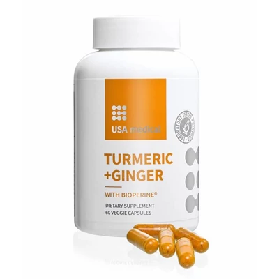 Kurkuma+Gyömbér 60 kapszula USA Medical