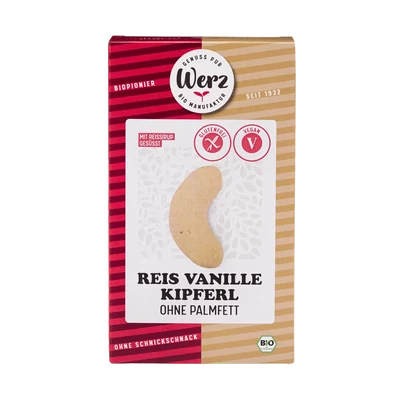 Rizses-vaníliás kifli (glutm.) BIO 125g