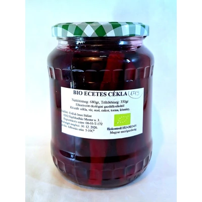 Cékla ecetes BIO 680g Erdődi
