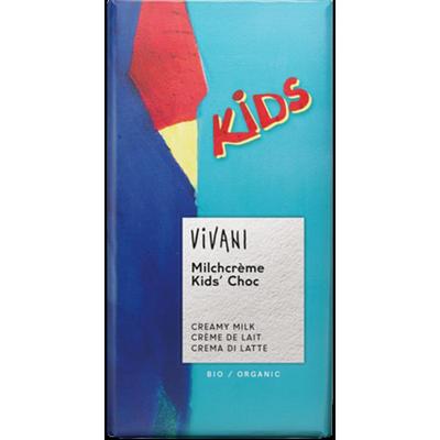 KIDS tejcsokoládé BIO 100g Vivani